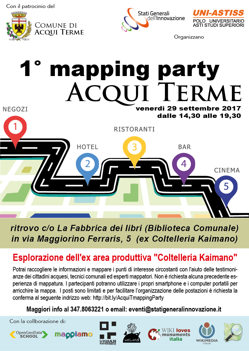 mapping party Acqui Terme